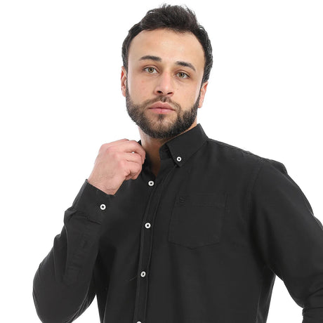 Coup – Men’S Regular Fit Embroidery Detailed Shirt