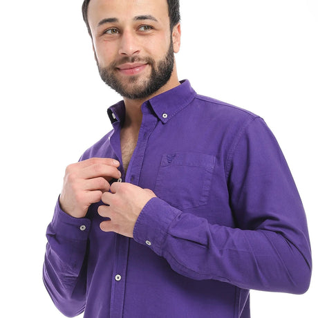 Coup – Men’S Regular Fit Embroidery Detailed Shirt