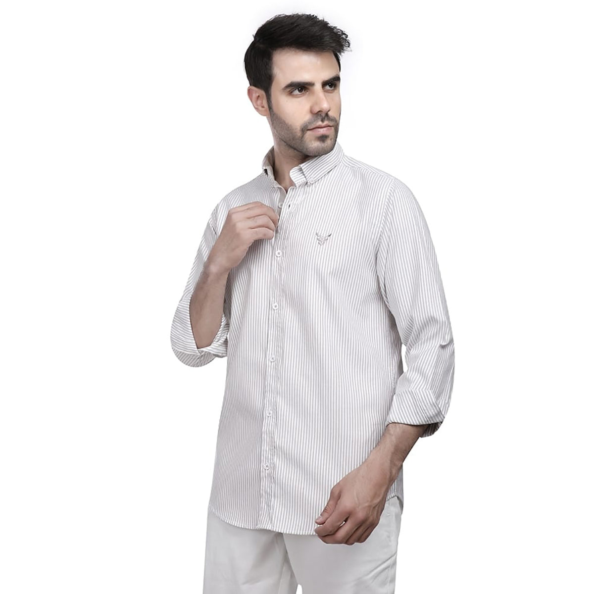 Coup – Vertical Stripe Button Down Shirt
