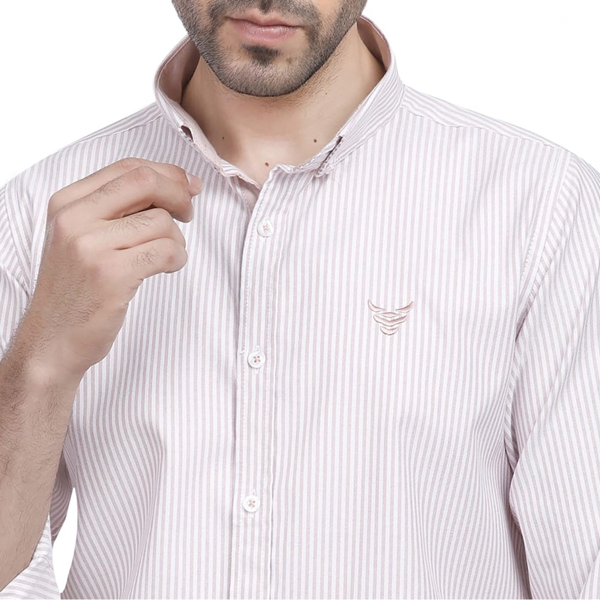 Coup – Vertical Stripe Button Down Shirt