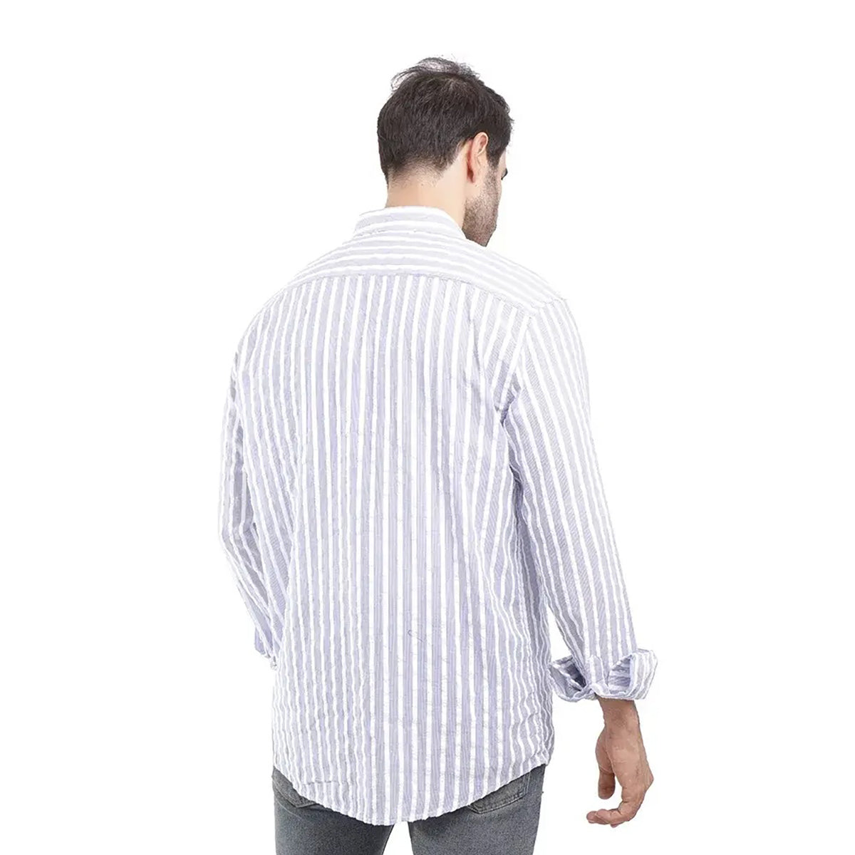 Coup – Vertical Stripe Button Down Shirt