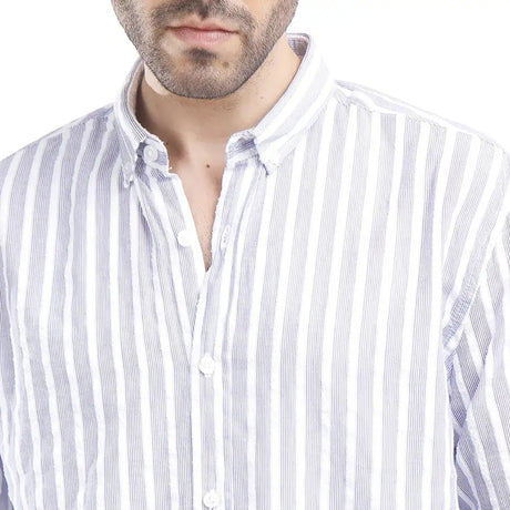 Coup – Vertical Stripe Button Down Shirt