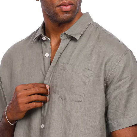 Coup – Linen Shirt With Short Sleeves