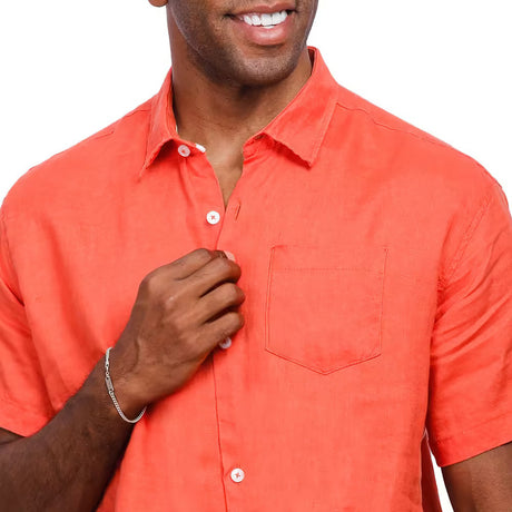 Coup – Linen Shirt With Short Sleeves