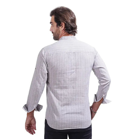 Coup – Regular Fit Dressing Mandarin Collar Shirt