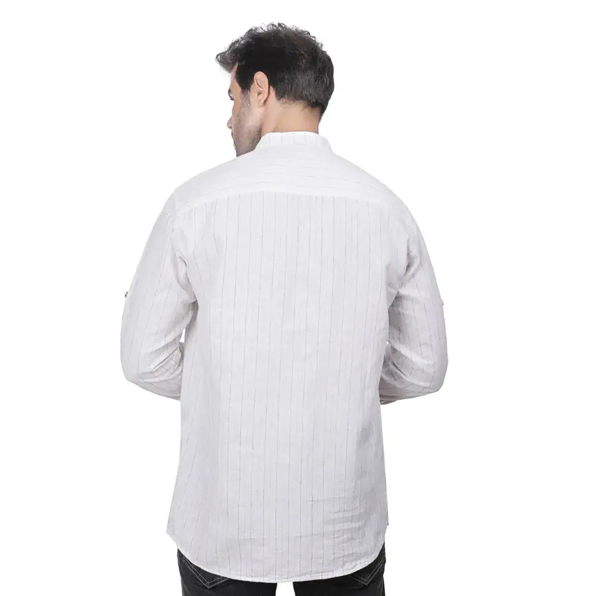 Coup – Regular Fit Dressing Mandarin Collar Shirt
