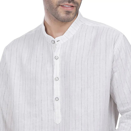 Coup – Regular Fit Dressing Mandarin Collar Shirt