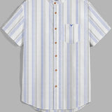 Coup – Men’s Linen Regular Fit Shirt Shirt with Short Sleeves
