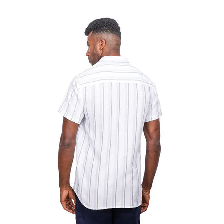 Coup – Men’s Linen Regular Fit Shirt Shirt with Short Sleeves