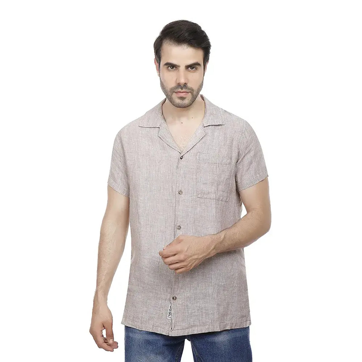 Coup – Solid Shirt with Short Sleeves