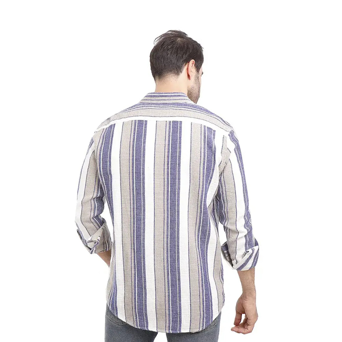 Coup – Vertical Stripe Button Down Shirt