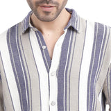 Coup – Vertical Stripe Button Down Shirt