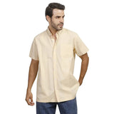 Coup – Chest Pocket Regular Fit Shirt with Short Sleeves