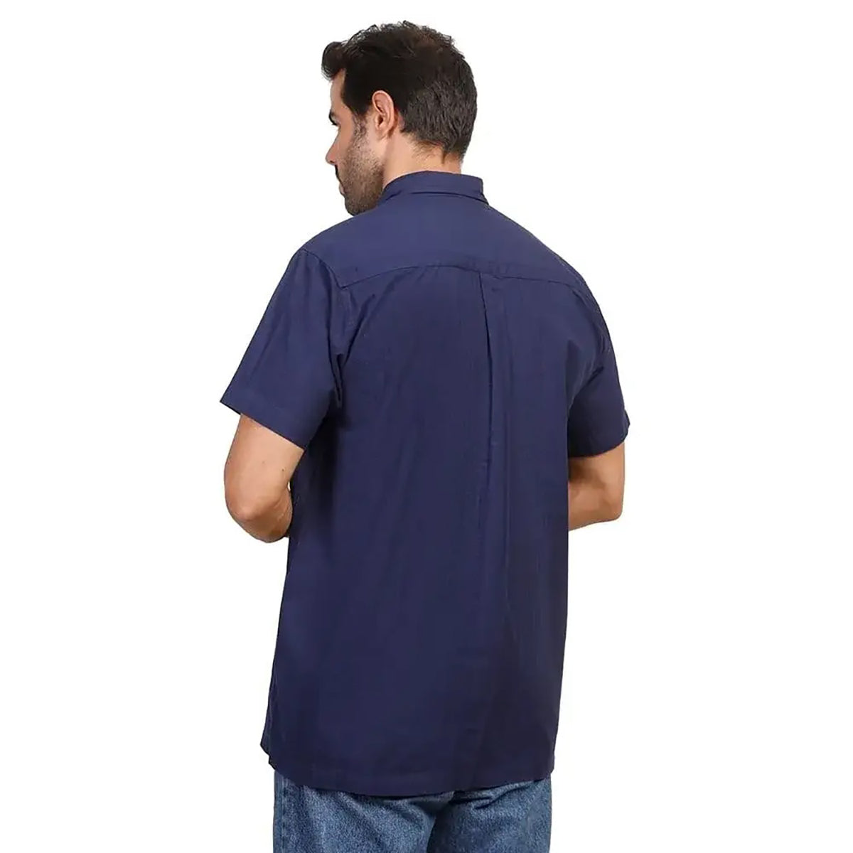 Coup – Chest Pocket Regular Fit Shirt with Short Sleeves