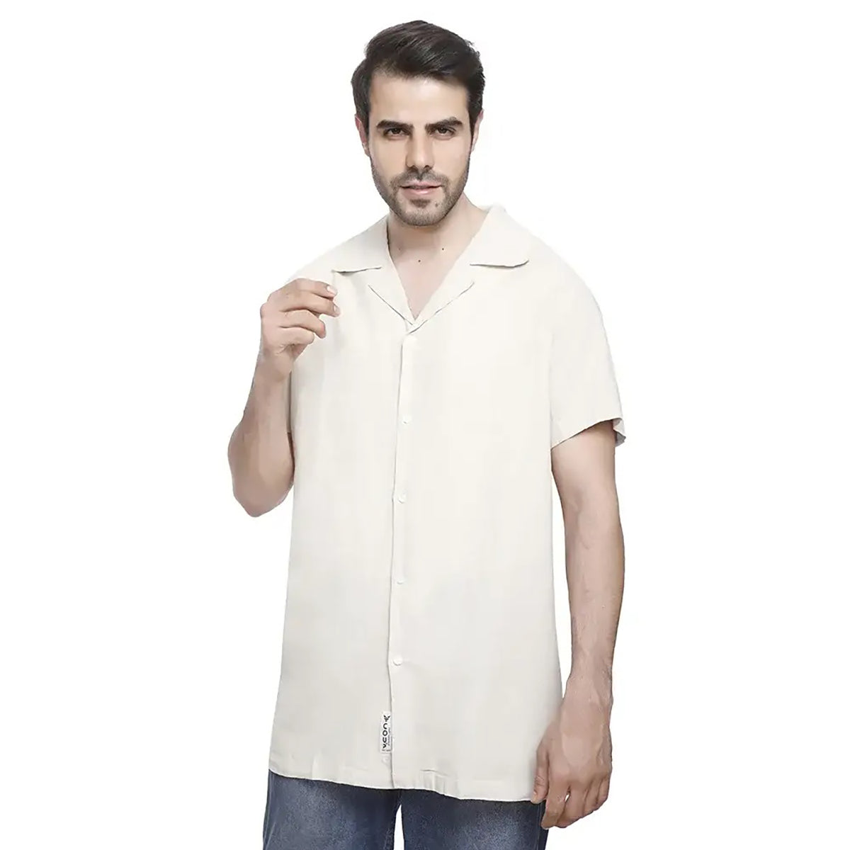 Coup – Solid Shirt with Short Sleeves