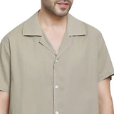 Coup – Solid Shirt with Short Sleeves
