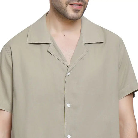 Coup – Solid Shirt with Short Sleeves