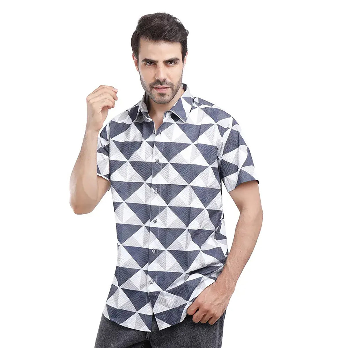 Coup – Men’s Texture Shirt with Short Sleeve