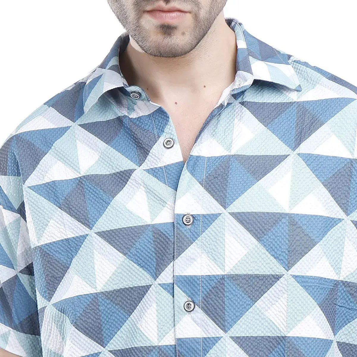 Coup – Men’s Texture Shirt with Short Sleeve