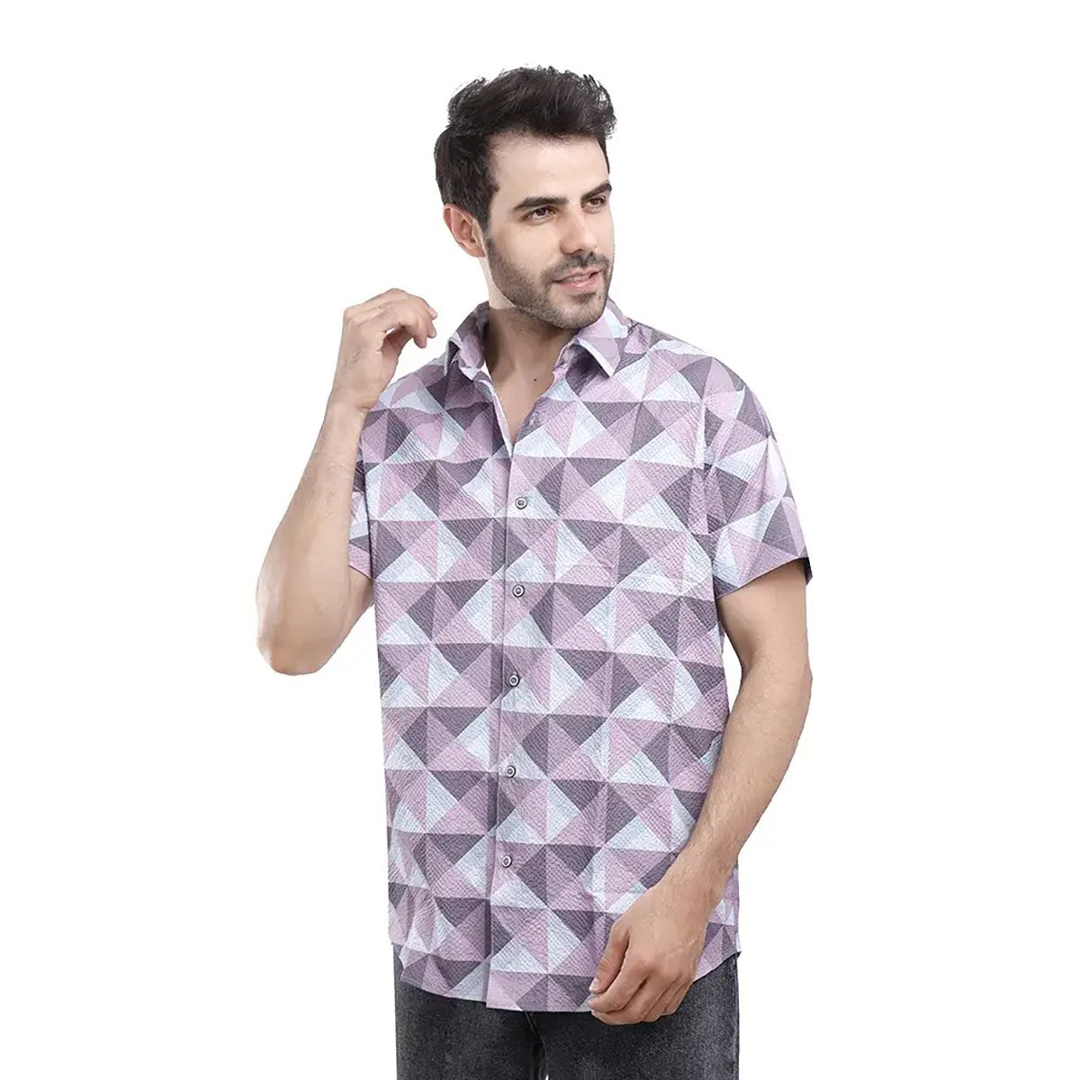 Coup – Men’s Texture Shirt with Short Sleeve
