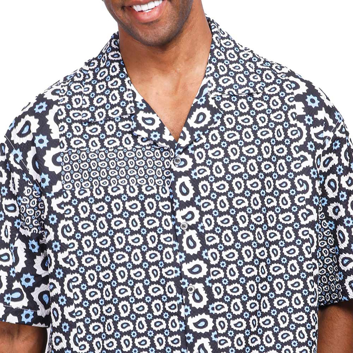 Coup – Men’s Full Covered Shirt with Short Sleeve