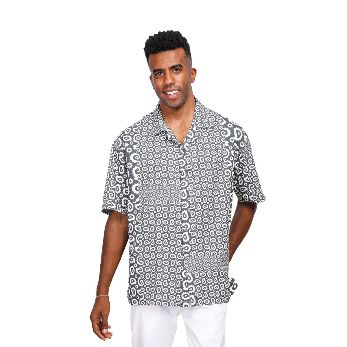 Coup – Men’s Full Covered Shirt with Short Sleeve