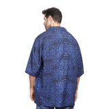 Coup – Blue Full Covered Shirt with Short Sleeve