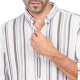 Coup – Striped Linen Summer Staple Shirt