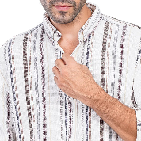 Coup – Striped Linen Summer Staple Shirt