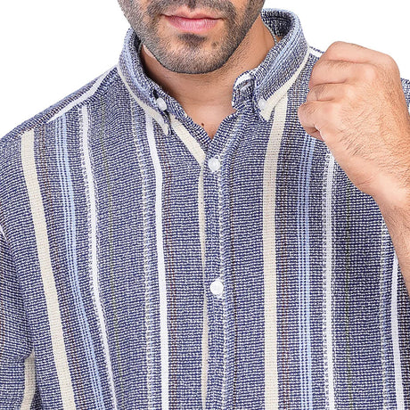 Coup – Striped Linen Summer Staple Shirt