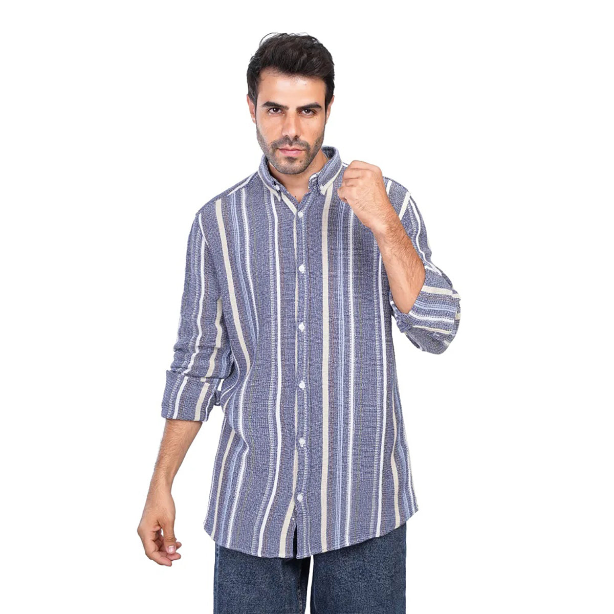 Coup – Striped Linen Summer Staple Shirt