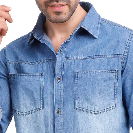 Coup – Denim Shirt With Long Sleeves