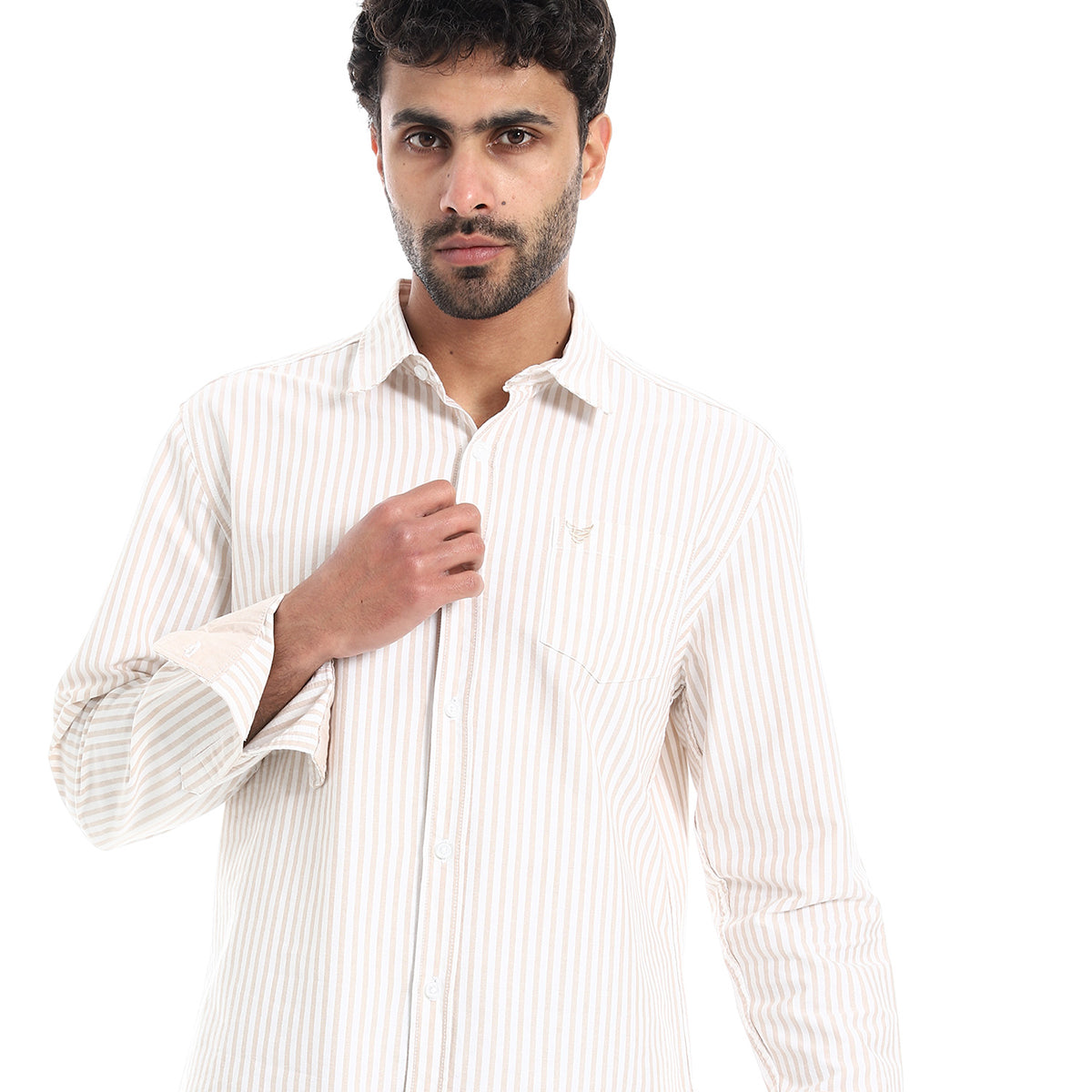 Coup – Men’s Striped Cotton Modern Regular Fit Shirt