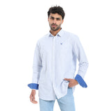 Coup – Men’s Striped Cotton Modern Regular Fit Shirt