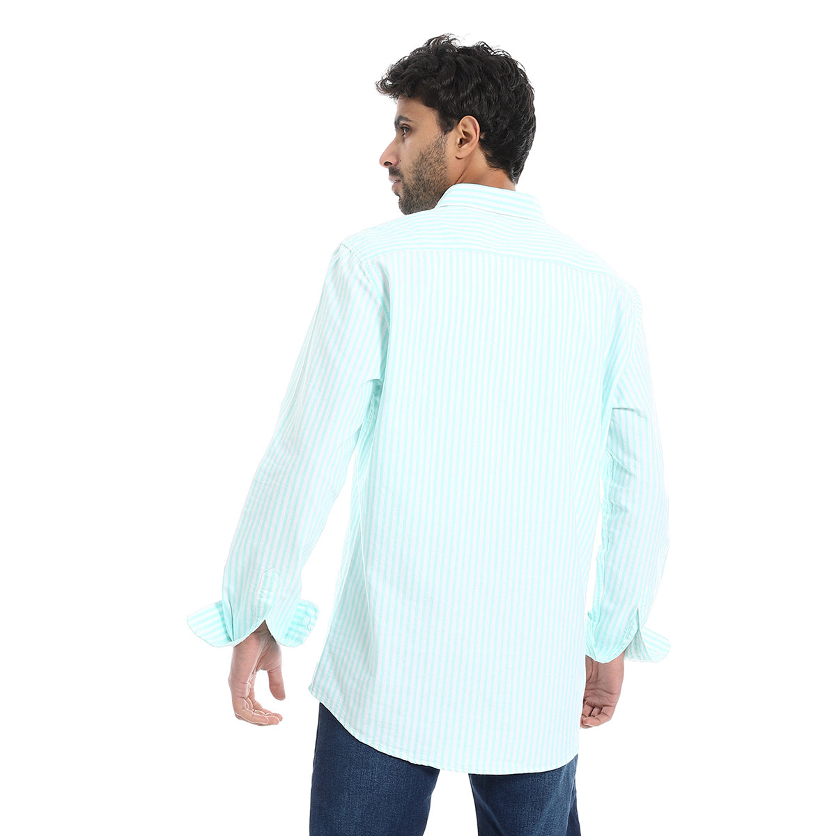 Coup – Men’s Striped Cotton Modern Regular Fit Shirt