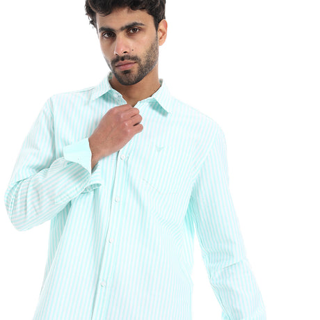 Coup – Men’s Striped Cotton Modern Regular Fit Shirt