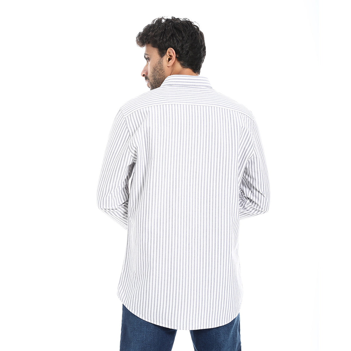 Coup – Men’s Striped Cotton Modern Regular Fit Shirt