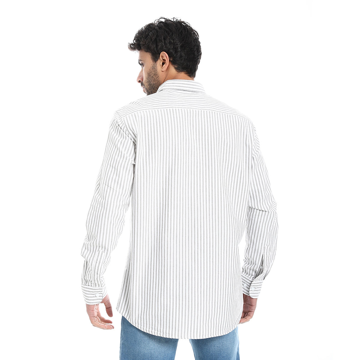 Coup – Men’s Striped Cotton Modern Regular Fit Shirt