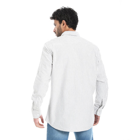 Coup – Men’s Striped Cotton Modern Regular Fit Shirt