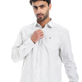 Coup – Men’s Striped Cotton Modern Regular Fit Shirt