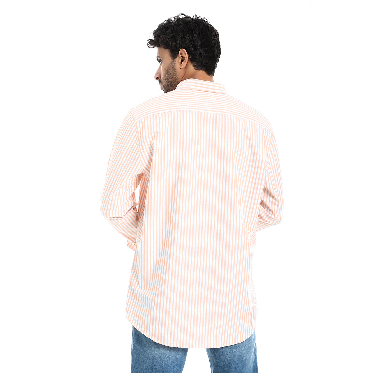 Coup – Men’s Striped Cotton Modern Regular Fit Shirt