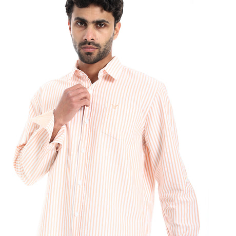 Coup – Men’s Striped Cotton Modern Regular Fit Shirt