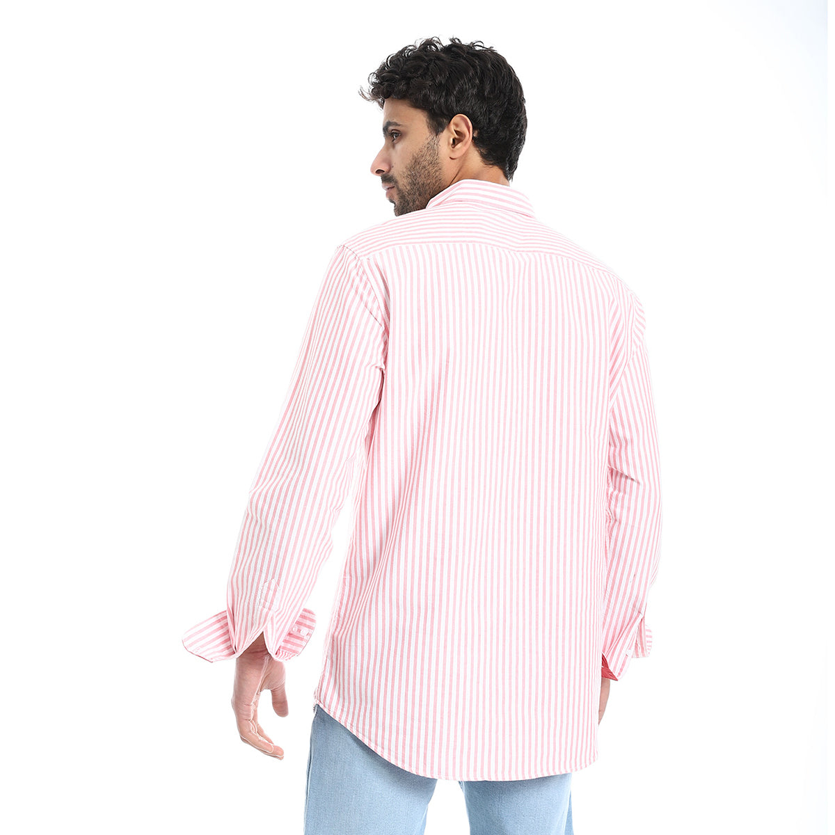 Coup – Men’s Striped Cotton Modern Regular Fit Shirt