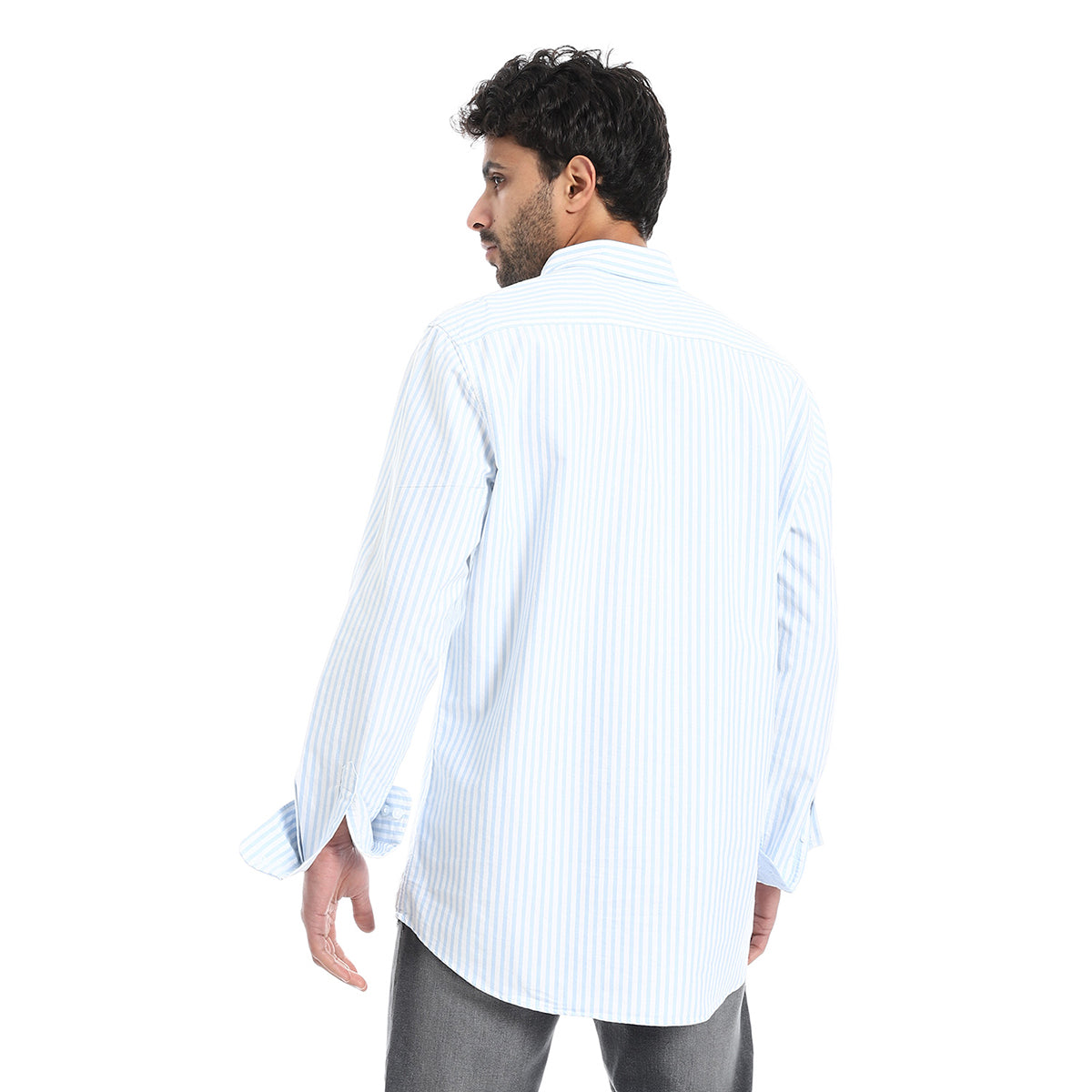 Coup – Men’s Striped Cotton Modern Regular Fit Shirt