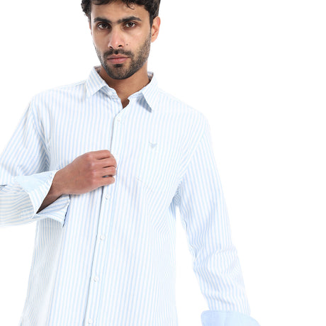 Coup – Men’s Striped Cotton Modern Regular Fit Shirt