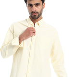 Coup – Pinstripe Regular Fit Shirt – Button Collar