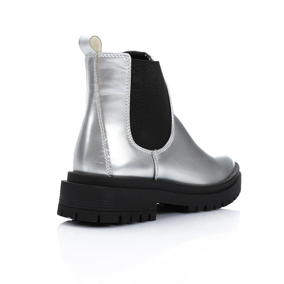 XO - Leather Ankle Boot 1209 Silver