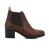 XO - Leather Ankle Boot - Black 5CM