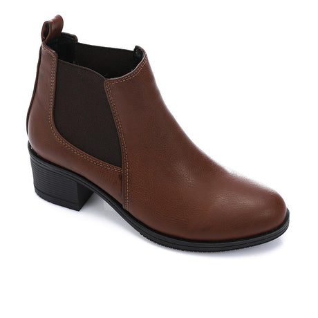 XO - Leather Ankle Boot - Black 5CM