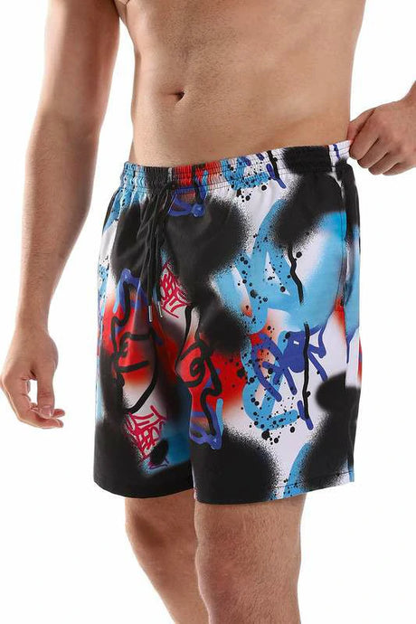 White Rabbit - Colorful Polyester Swim Short - Multicolour For Men